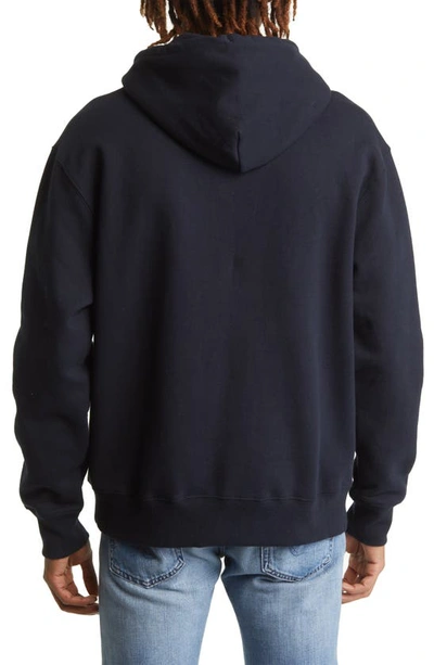 Shop Alpha Industries Essential Hoodie Sweatshirt In Replica Blue