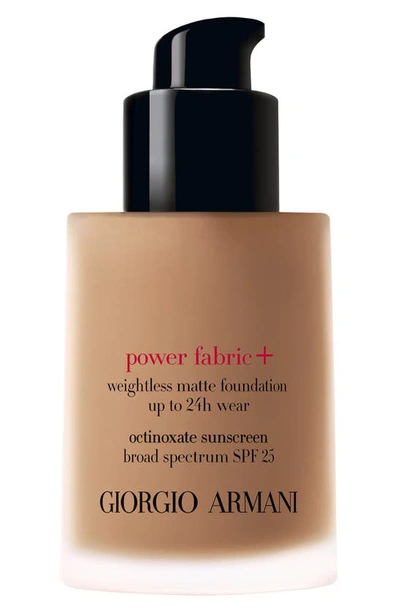 Shop Armani Beauty Power Fabric+ Foundation Spf 25 In 8