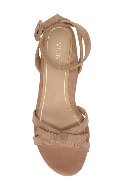 Vionic Rosabel Ankle Strap Sandal In Wheat