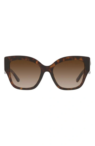 Shop Tory Burch 54mm Gradient Butterfly Sunglasses In Dk Tort