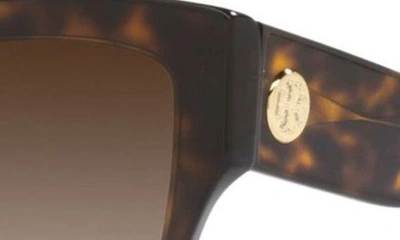 Shop Tory Burch 54mm Gradient Butterfly Sunglasses In Dk Tort