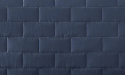 Southshore Fine Linens Brickyard Quilt Set In Dark Blue