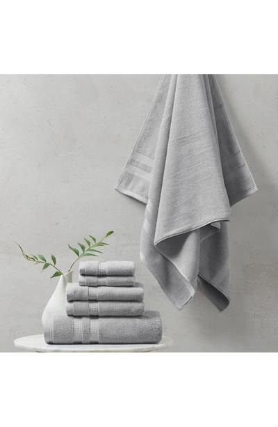 Beautyrest Plume 100% Cotton Feather Touch Towel 6-piece Set In Grey