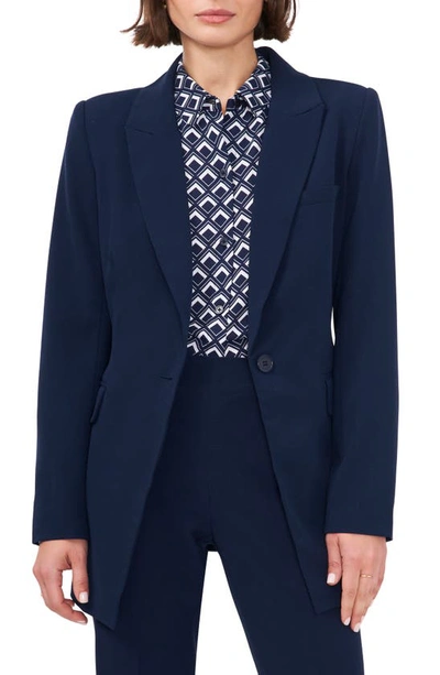 Shop Halogen Single Breasted Blazer In Classic Navy