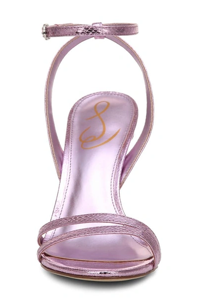 Shop Sam Edelman Gemmie Strappy Sandal In Lilac Quartz