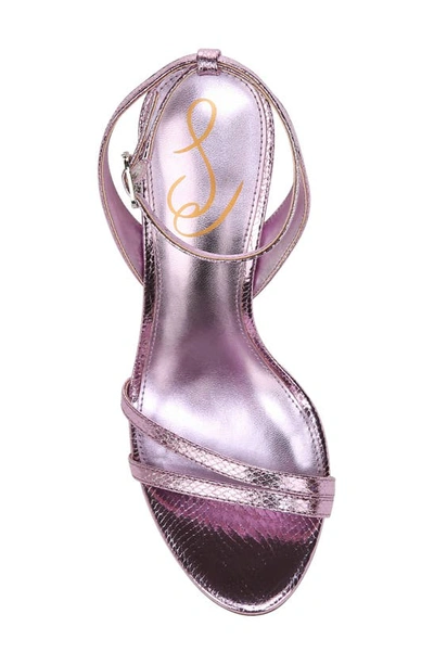 Shop Sam Edelman Gemmie Strappy Sandal In Lilac Quartz