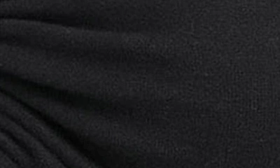 Asos Design Ruched Crop Top In Black