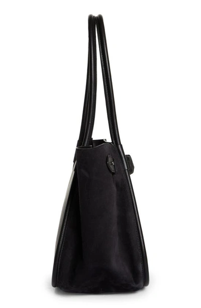 Shop Proenza Schouler Ruched Leather Tote In Black