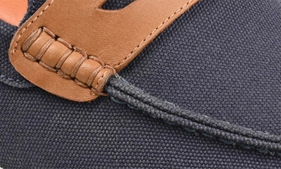 Shop Thomas & Vine Tevin Textile Slip-on Loafer In Navy