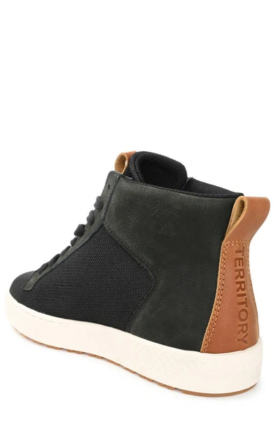 Shop Territory Boots Carlsbad High Top Sneaker In Black