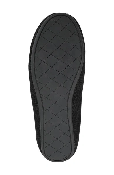 Journee Collection Jersie Knit Ballet Flat In Black