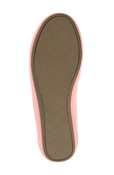 Shop Journee Collection Jersie Knit Ballet Flat In Pink