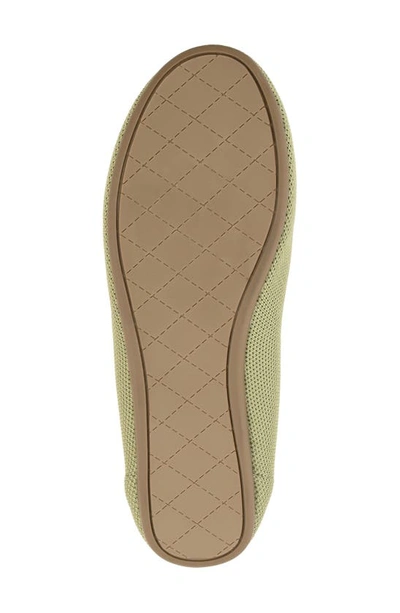 Shop Journee Collection Jersie Knit Ballet Flat In Olive