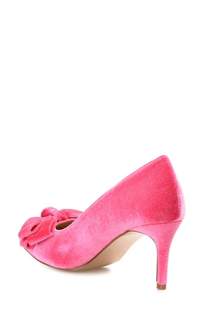 Journee Collection Crystol Pump In Pink
