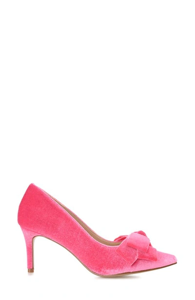 Journee Collection Crystol Pump In Pink