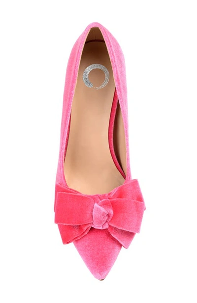 Journee Collection Crystol Pump In Pink