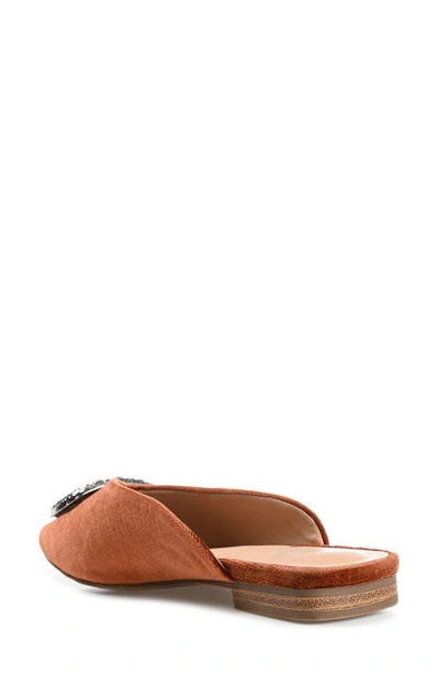 Journee Collection Women's Sonnia Velvet Mules In Brown