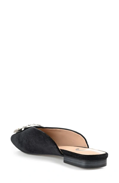 Shop Journee Collection Sonnia Flat Mule In Black