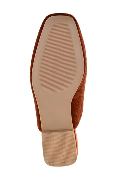 Journee Collection Women's Sonnia Velvet Mules In Brown