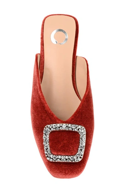 Journee Collection Sonnia Flat Mule In Rust