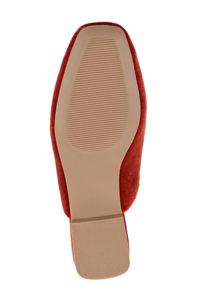Journee Collection Sonnia Flat Mule In Rust