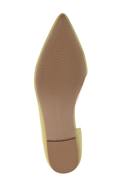Journee Collection Mikki Pointed Toe Flat In Green