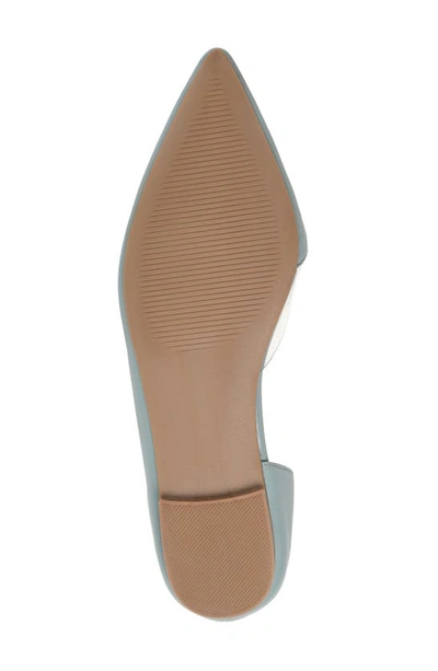 Journee Collection Mikki Pointed Toe Flat In Blue