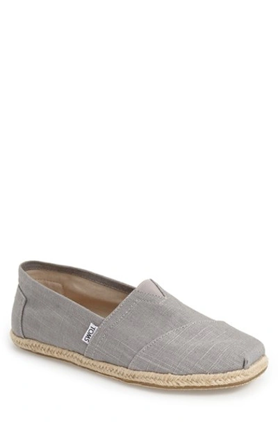 Shop Toms 'classic' Slip-on (men) In Grey Chambray