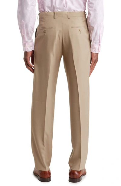 Shop Haggar Premium Comfort Classic Fit Dress Pants In Med Khaki