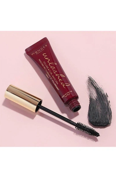 Shop Wander Beauty Unlashed Volume And Curl Mascara In Tarmac