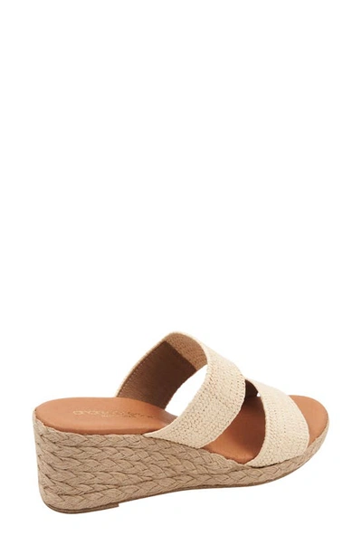 Shop Andre Assous André Assous Nori Wedge Sandal In Natural