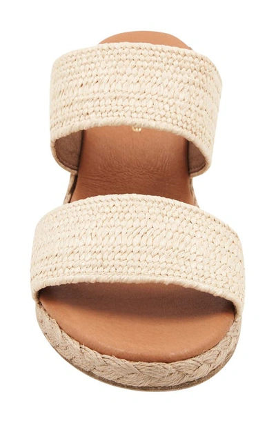Shop Andre Assous Nori Wedge Sandal In Natural