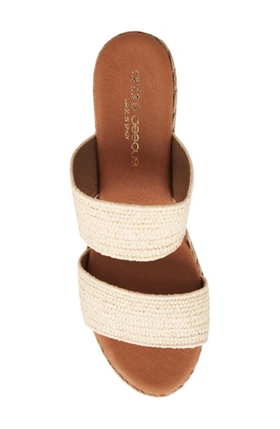 Andre Assous Nori Wedge Sandal In Natural