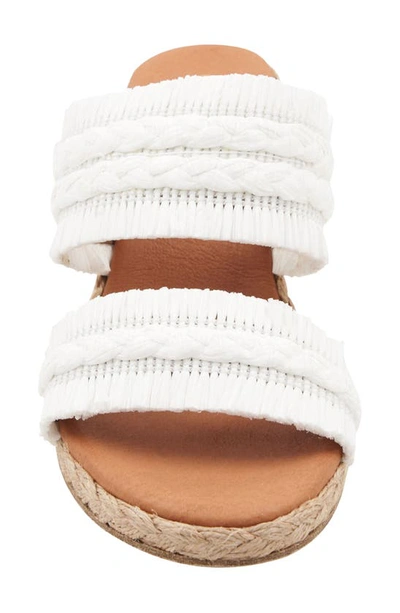 Shop Andre Assous Nori Wedge Sandal In White