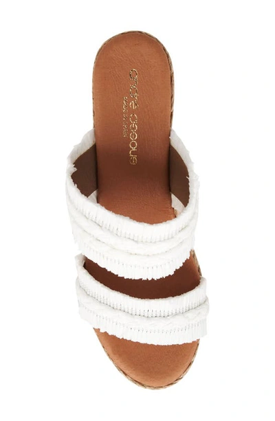 Shop Andre Assous Nori Wedge Sandal In White