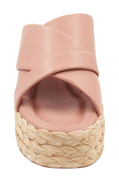 Shop Andre Assous Calesa Wedge Sandal In Rose