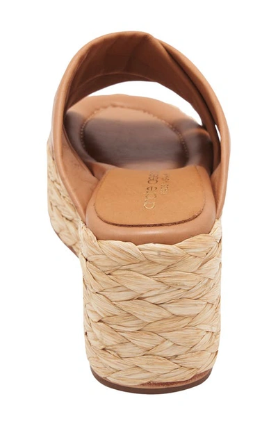 Shop Andre Assous Calesa Wedge Sandal In Camel