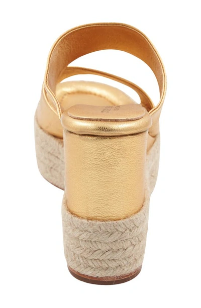 Shop Andre Assous Pilar Platform Wedge Sandal In Platino