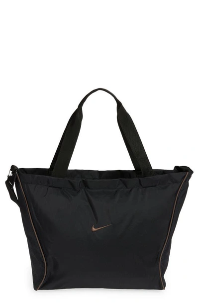 Shop Nike Sportswear Tote In Black/ Black/ Ironstone