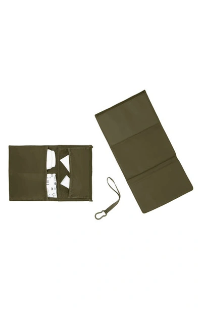 Shop Dagne Dover Joey Neoprene Changing Kit In Dark Moss