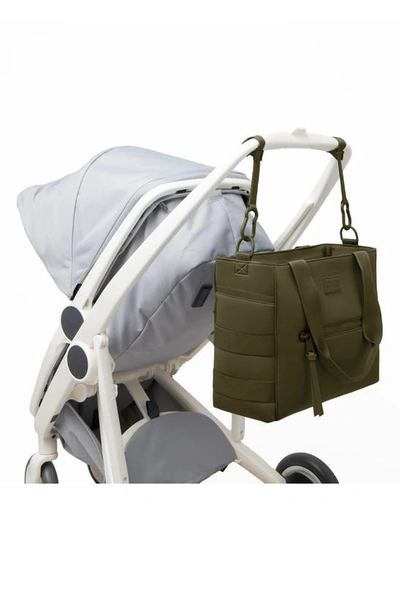 Shop Dagne Dover Large Wade Diaper Tote In Dark Moss