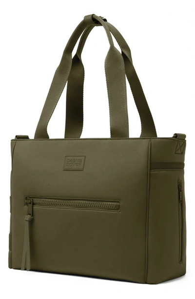 Shop Dagne Dover Large Wade Diaper Tote In Dark Moss