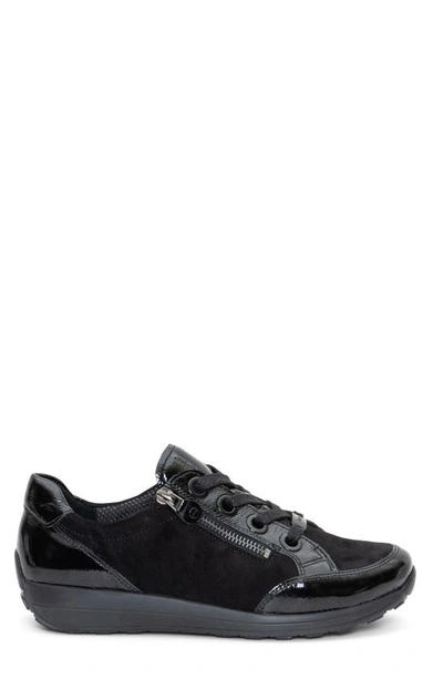 Ara Ollie Lace-up Sneaker In Black