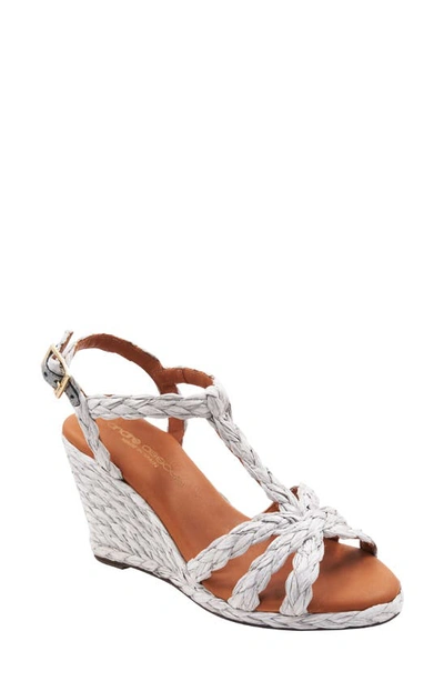 Shop Andre Assous Madina Wedge Sandal In Dove