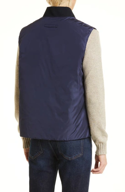 Shop Mackintosh Dundee Water Repellent Insulated Vest In Blue