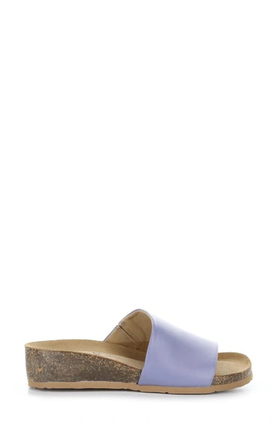 Shop Bos. & Co. Lux Slide Sandal In Lavender Nappa