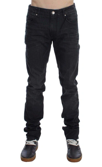 Shop Acht Cotton Skinny Slim Fit Jeans In Gray