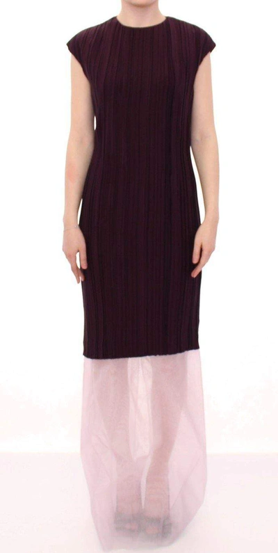 Shop Barbara Casasola Purple Lavender Gown Maxi Silk Long Dress