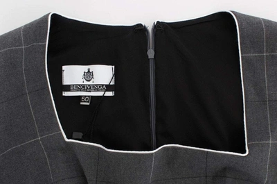 Shop Bencivenga Stretch Sheath Dress Suit Set In Gray
