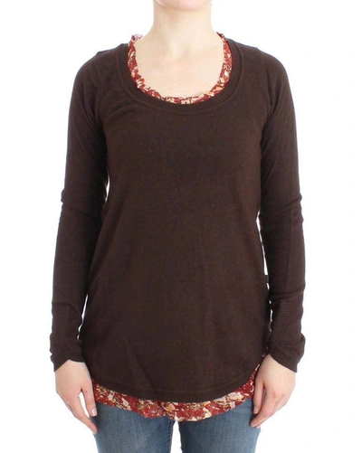 Shop Cavalli Women  Crewneck Sweater In Brown